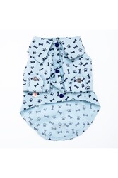 Mavi Ossa Kedi Köpek Gömleği - Kedi Köpek Kıyafeti - Thumbnail