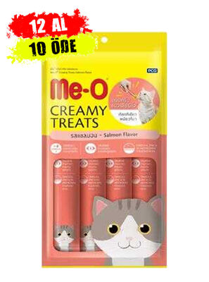 Me-o - Me-O Tahılsız Somonlu Kremalı Kedi Ödülü 4 X 15 Gr - 12 Adet