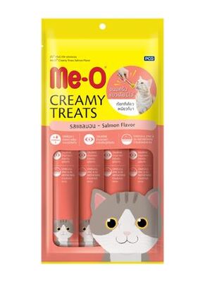Me-o - Me-O Tahılsız Somonlu Kremalı Kedi Ödülü 4 X 15 Gr
