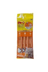 Meo Tavuklu Balkabaklı Krema Yaş Kedi Ödül Maması 4x15 gr - Thumbnail