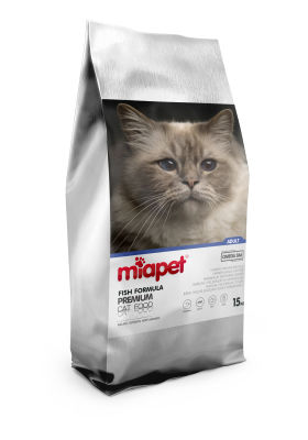 Miapet - Miapet Balıklı Yetişkin Kedi Maması 15 KG