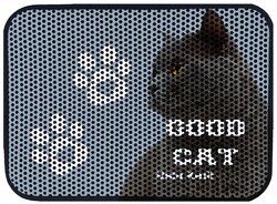 Miapet Elekli Desenli Kedi Tuvalet Önü Paspası 60 x 45 cm Good Cat - Thumbnail