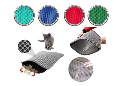 Miapet - Miapet Elekli Kedi Tuvalet Önü Paspası 60 X 45 Cm