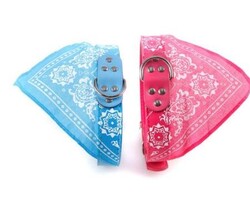 Miapet Kedi-Köpek Fularlı Boyun Tasması Kırmızı 2,5x50cm - Thumbnail