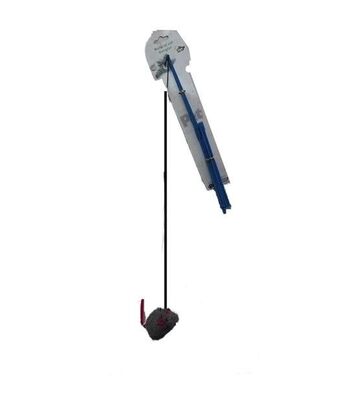 Miapet - Miapet Kedi Oltası Plastik Saplı Fareli 54Cm