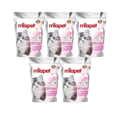Miapet - Miapet Kitten Milk Powder Yavru Kedi Süt Tozu 200 Gr - 5 ADET