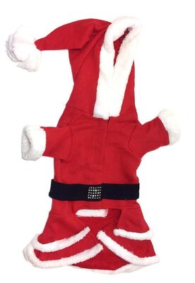 Miapet - Miapet Köpek Kıyafeti Noel Baba 1 Beden
