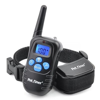 Petrainer - Petrainer PET998DRB Su Geçirmez Uzaktan Kumandalı 4 Fonksiyonlu 300 M Havlama Önleyici Tasma