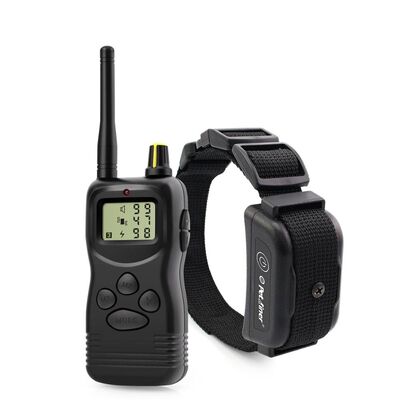 Petrainer - Petrainer PET900B Su Geçirmez Uzaktan Kumandalı 3 Fonksiyonlu 1000 M Havlama Önleyici Tasma