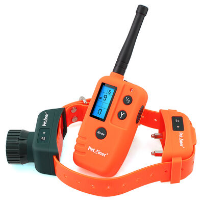 Petrainer - Petrainer PET910 Su Geçirmez Uzaktan Kumandalı 3 Fonksiyonlu 500 M Havlama Önleyici Tasma