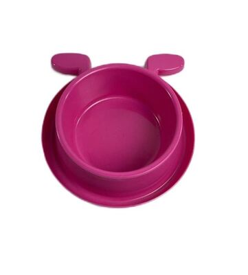 Miapet - Miapet Plastik Köpek Kulaklı Mama Ve Su Kabı 400 Ml Violet