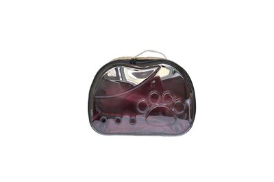 Miapet - Miapet Şeffaf Pati Kedi Köpek Taşıma Çantası 42 x 26 x 35 cm-Sarı