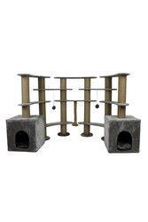 Milano Tırmalamalı Kedi Evi - Thumbnail