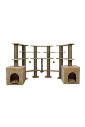 Milano Tırmalamalı Kedi Evi - Thumbnail