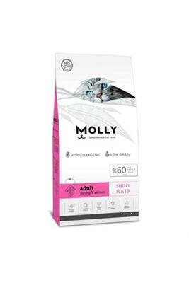 Molly - Molly Düşük Tahıllı Hipoalerjenik Karides Ve Somonlu Yetişkin Kedi Maması 2 Kg