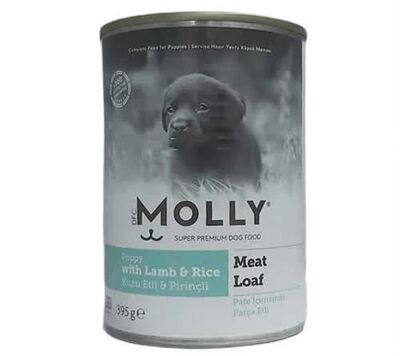 Molly - Molly Kuzu Etli Yavru Köpek Konservesi Parca Etli 395 Gr