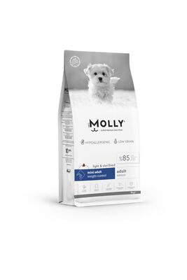 Molly - Molly Mini Irk Kısırlaştırılmış Köpek Maması Somonlu 8 Kg