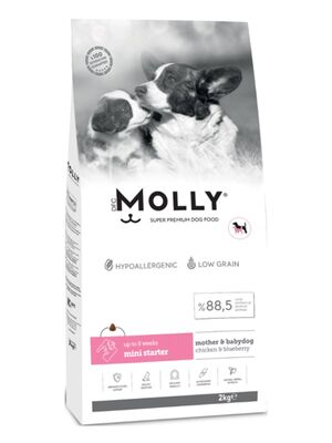 Molly - Molly Mini Starter Mother & Babydog Mini Irk Anne ve Yavru Köpek Kuru Maması 2 kg