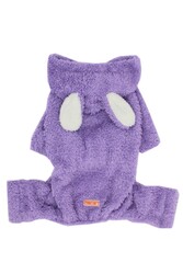 Mor Tapeti Kedi Köpek Tulum Kedi Köpek Kıyafeti - M - Thumbnail