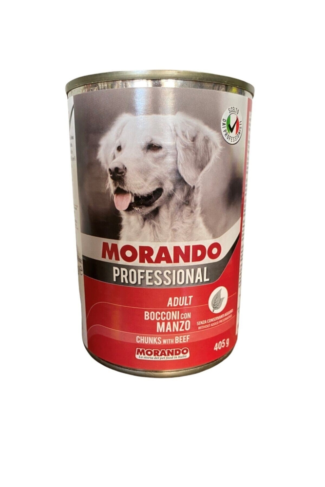 Morando Köpek Konserve Biftekli 405 gr