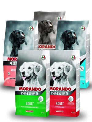 MORANDO - Morando Yetişkin Köpek Maması 4kg 5'li Paket