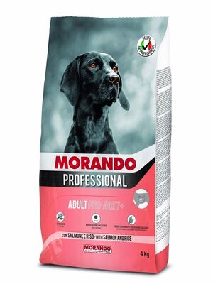MORANDO - Morando Yetişkin Köpek Maması Somon Pirinç 7 Yaş 4 Kg