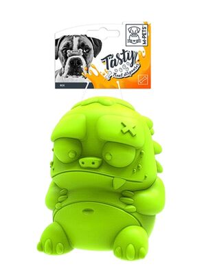 M Pets - Mpets Rex Ödül Hazneli Kauçuk Köpek Oyuncağı Green