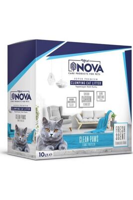 My Cat - Mycat Nova Ferahlatıcı Koku ( Temiz Patiler) Premium Kedi Kumu 10Lt