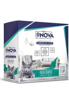My Cat - MyCat Nova Topaklaşan Premium Kedi Kumu (ferahlatıcı Koku) 10lt