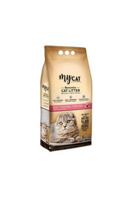 Mycat - Mycat Bebek Pudralı Bentonit Kedi Kumu Ince Taneli 5 Lt