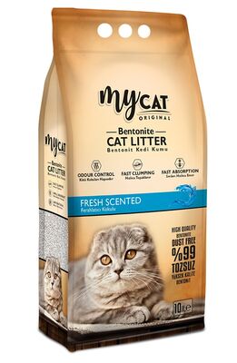 Mycat - Mycat Sabun Kokulu Topaklaşan Ince Taneli Bentonit Kedi Kumu 5 Lt