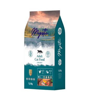 Mystic - Mystic Düşük Tahıllı Adult Tavuklu Yetişkin Kedi Maması 1,5 Kg
