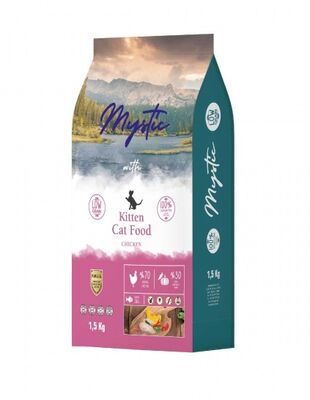 Mystic - Mystic Düşük Tahıllı Kitten Tavuklu Yavru Kedi Maması 1,5 Kg
