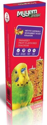 MyYem - Myyem Meyve Aromalı Muhabbet Kuşu Krakeri 3'lü
