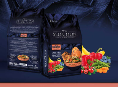MyYem - Myyem Selection Yaban Mersini Kırmızı Biber ve KuşburnuluGuıneapıg Yemi 750 gr