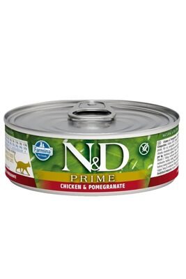 N&D - N&D Prime Tavuk ve Narlı Yetişkin Kedi Konservesi 70 Gr