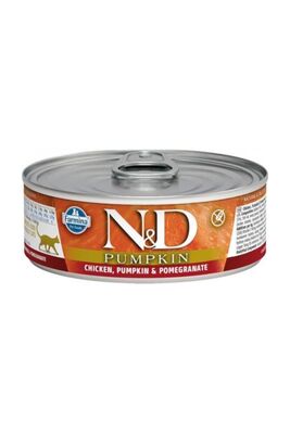 N&D - N & D Balkabaklı Tavuk Ve Narlı Kedi Konservesi 70 gr