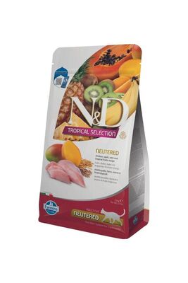 N&D - N&D Tropikal Selection Tavuklu Kısırlaştırılmış Yetişkin Kedi Maması 1,5 Kg