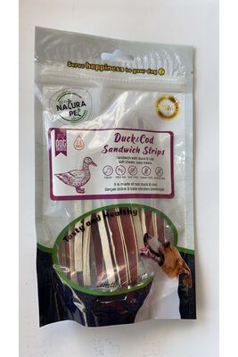 Natura Pet - Natura Pet Eco Duck&cod Sandwich Ördekli Sandiviç Köpek Ödülü 100gr