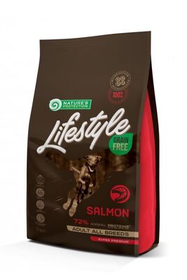 Nature's Protection - Nature's Protection Lifestyle Tahılsız Somonlu Yetişkin Köpek Maması 1.5 Kg