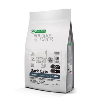 Natures Prodection - Natures Prodection Dark Cats Grain Koyu Renk Kediler İçin Ringa Balıklı Yetişkin Kedi Maması 1,5 Kg