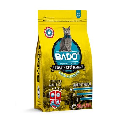 Bado - Bado Kısırlaştırılmış Tavuk Etli Kedi Maması 1,5 Kg