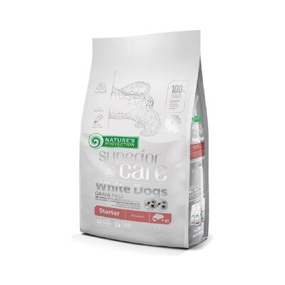 Nature's Protection - Nature's Protection SC White Dogs Tahılsız Somunlu Yavru Köpek Maması 10+2 KG