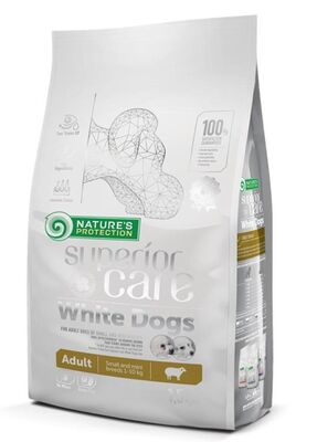 Nature's Protection - Nature's Protection SC White Dogs Kuzulu Yetişkin Küçük Irk Köpek Maması 4 KG