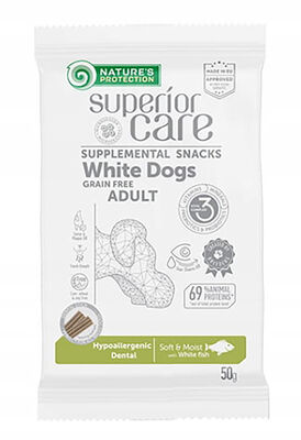 Nature's Protection - Nature's Protection White Dogs Snacks Tahılsız Balıklı 50g