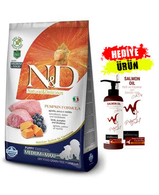 N&D - N&D Bal Kabaklı Kuzu Etli Tahılsız Yavru Köpek Maması 12 Kg