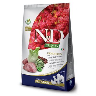 N&D - N&D Quinoa Digestion Kuzu Yetişkin Köpek Maması 2.5 kg