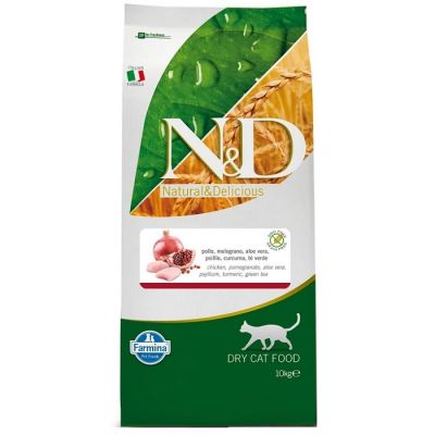 N&D - N&D Tahılsız Tavuk ve Narlı Yetişkin Kedi Maması 10 Kg