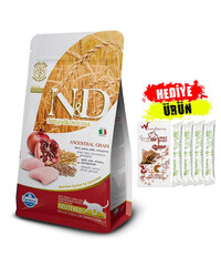 N&D Düşük Tahıllı Tavuklu Narlı Kısırlaştırılmış Kedi Maması 1,5Kg - Thumbnail