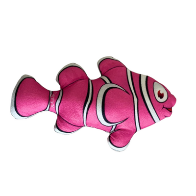 Miapet - Miapet Nemo Balık Şeklinde Zilli Kedi Oyuncağı 23 Cm Mor